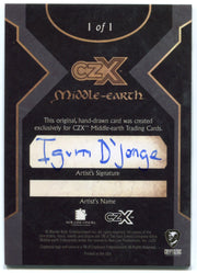2022 Cryptozoic CZX Middle Earth Sketch Card 1/1 by Igum Djorge - TvMovieCards.com