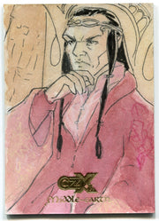 2022 Cryptozoic CZX Middle Earth Sketch Card 1/1 by Thiago Vale - TvMovieCards.com