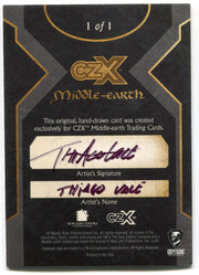2022 Cryptozoic CZX Middle Earth Sketch Card 1/1 by Thiago Vale - TvMovieCards.com