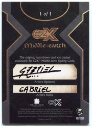 2022 Cryptozoic CZX Middle Earth Sketch Card 1/1 by Ulisses Gabriel Tardivo - TvMovieCards.com