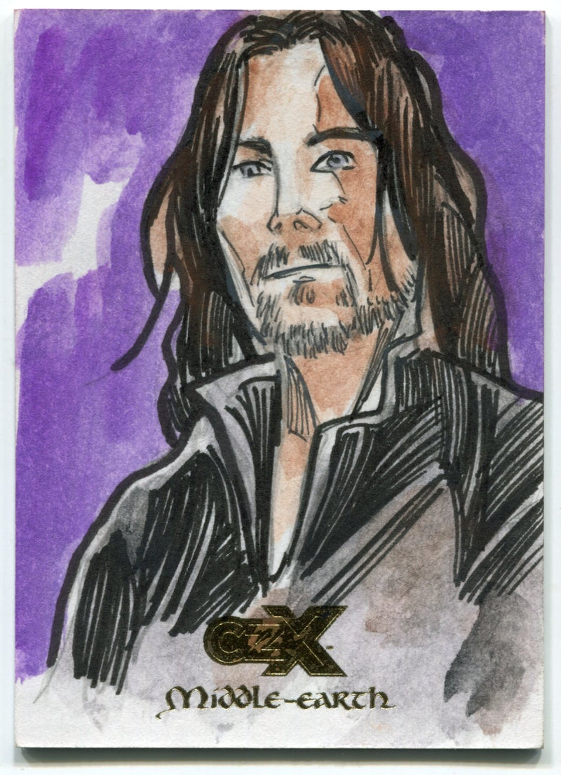 2022 Cryptozoic CZX Middle Earth Sketch Card 1/1 by Alex Starling - TvMovieCards.com