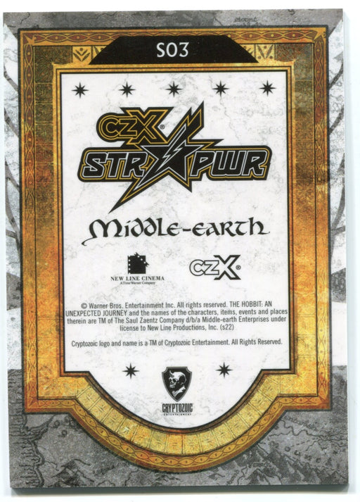2022 Cryptozoic CZX Middle Earth Silver STR PWR S03 Bilbo #40/45 - TvMovieCards.com