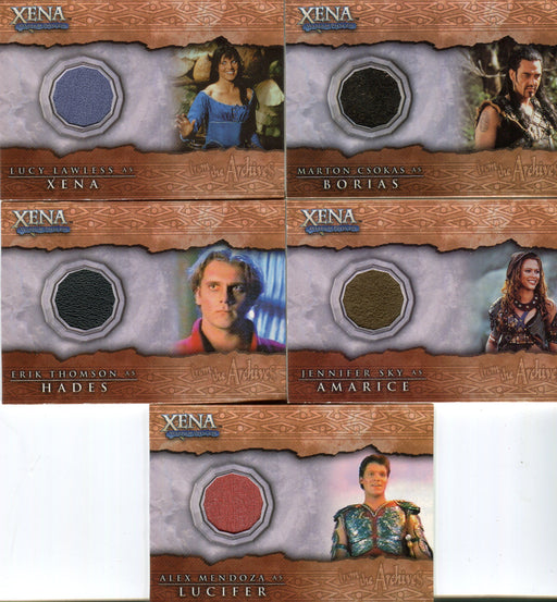 Xena Beauty and Brawn Costume Card Set 13 Cards C1 - C13 - TvMovieCards.com