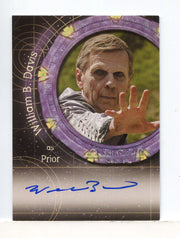Stargate SG-1 Season Nine William B. Davis Autograph Card A74 - TvMovieCards.com