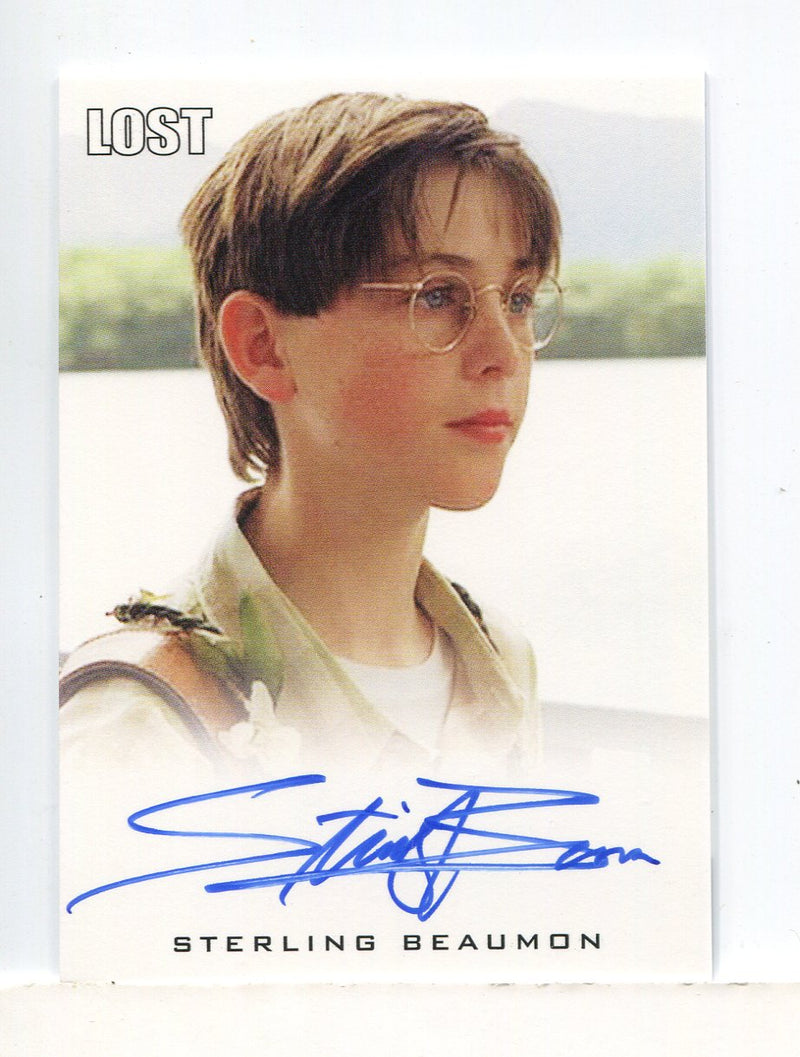 Lost Archives 2010 Sterling Beaumon as Young Ben Linus Autograph Card - TvMovieCards.com