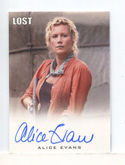 Lost Seasons 1-5 Alice Evans as Eloise Hawking Autograph Card - TvMovieCards.com