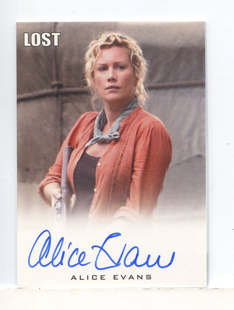Lost Seasons 1-5 Alice Evans as Eloise Hawking Autograph Card - TvMovieCards.com