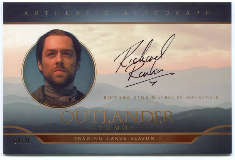 Outlander Season 5 Richard Rankin OS-RR2 Oversized Autograph Trading Card - TvMovieCards.com