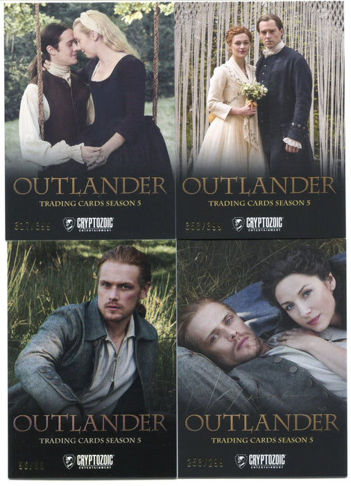 CZX Outlander Season 5 Promo Trading Card P7 P8 P9 P10 Set Cryptozoic - TvMovieCards.com