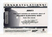 James Bond Mission Logs Submarine Shirt Relic Costume Card JBR23 #727/775 - TvMovieCards.com
