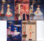 Barbie 36 Years of Barbie The Beginning Chase Card Set TB1-TB5 Tempo 1996 - TvMovieCards.com