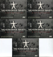 Blair Witch Project Foil Chase Card Set 5 Cards Topps 1999 - TvMovieCards.com