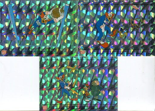 Bozo The Clown Prism Chase Card Set 3 Cards Lime Rock 1994 - TvMovieCards.com