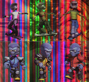 Butt-Ugly Martians Rainbow Foil Chase Card Set C1 thru C6 Comic Images 2002 - TvMovieCards.com