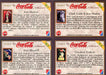 Coca Cola Series 4 Hollywood Celebrities Silver Foil Chase Card Set H1 - H4 - TvMovieCards.com