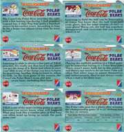 Coca Cola Polar Bears South Pole Vacation T-Ball Die-Cut Chase Card Set SP1-6 - TvMovieCards.com