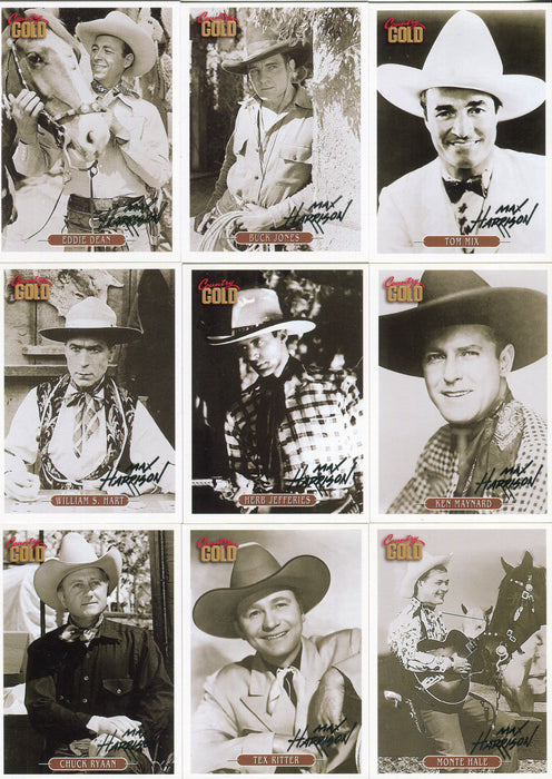 Country Gold Music Series 2 Singing Cowboys Silver Imprint Chase Card Set (9) - TvMovieCards.com