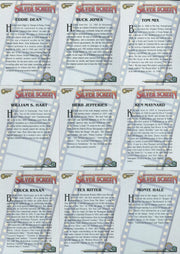 Country Gold Music Series 2 Singing Cowboys Silver Imprint Chase Card Set (9) - TvMovieCards.com