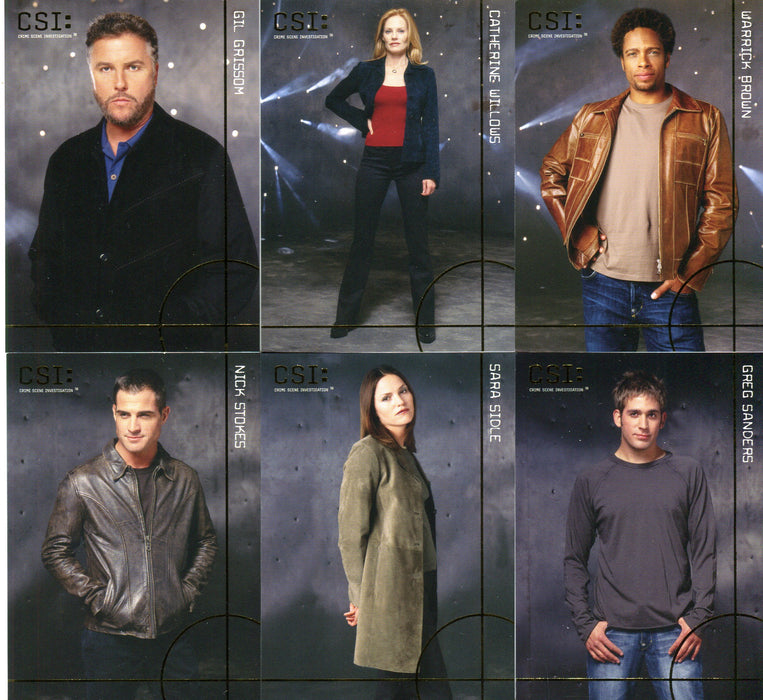 Dna Csi CSI Crime Scene Investigation Season 1 DNA Fingerprint Chase Card Set ...