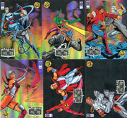 1993 Deathmate: Crossover Players of Deathmate Chase Card Set P1 thru P6 - TvMovieCards.com