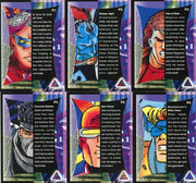 1993 Deathmate: Crossover Players of Deathmate Chase Card Set P1 thru P6 - TvMovieCards.com