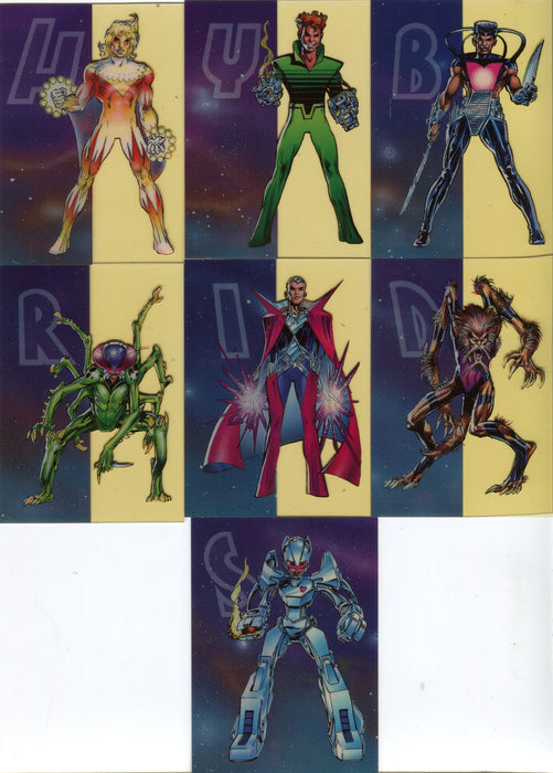 Deathwatch 2,000 Hybrid Cel Chase Card Set HC1 thru HC7 Classic Games 1993 - TvMovieCards.com