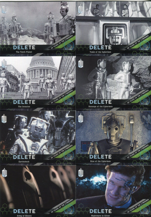 Doctor Who Extraterrestrial Encounters 50 Years of Cybermen Chase Card Set (8) - TvMovieCards.com
