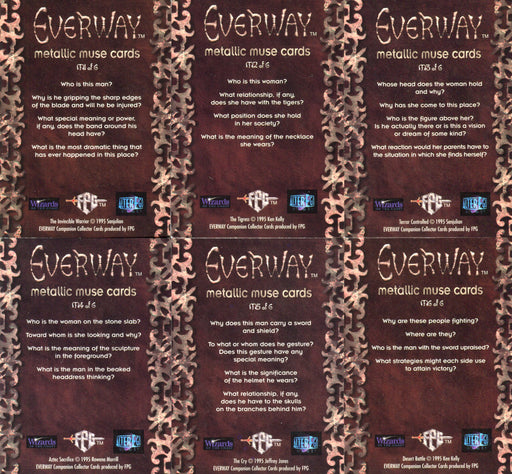 Everway Companion Metallic Muse Chase Card Set M1-M6 FPG 1995 - TvMovieCards.com