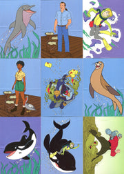 Free Willy 2 Movie Pop-Ups Chase Card Set F-1 thru F-9 Skybox 1995 - TvMovieCards.com