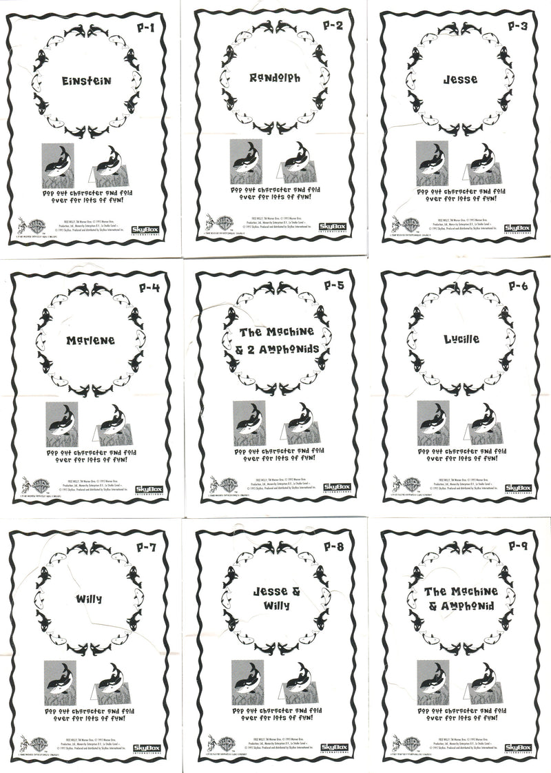 Free Willy 2 Movie Pop-Ups Chase Card Set F-1 thru F-9 Skybox 1995 - TvMovieCards.com