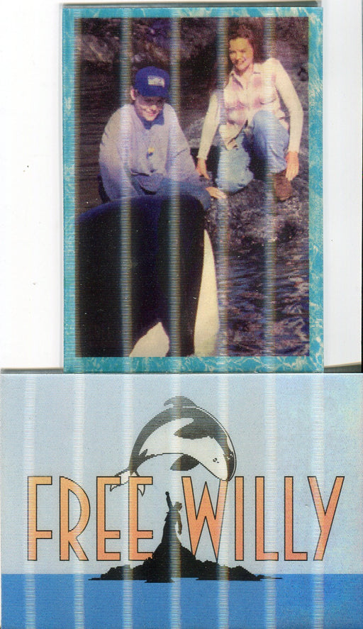 Free Willy 2 Movie Lenticular Chase Card Set L1 and L2 Skybox 1995 - TvMovieCards.com