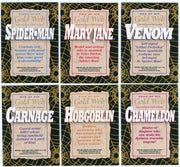 1994 Amazing Spider-man Gold Web Foil Chase Card Set 6/6 Cards - TvMovieCards.com