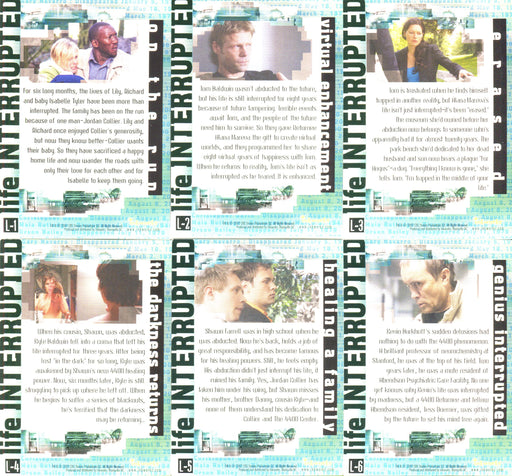 The 4400 Season One 1 Ripples Foil Chase Card Set R-1 thru R-6 Inkworks 2006 - TvMovieCards.com