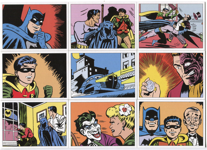 2008 Batman Archives DC Retro Gum Chase Card Set BG1-BG9 Rittenhouse - TvMovieCards.com