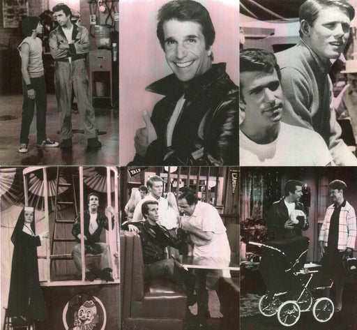 Happy Days TV Show The Fonz Omnichrome Chase Card Set (6) Duocards 1998 - TvMovieCards.com