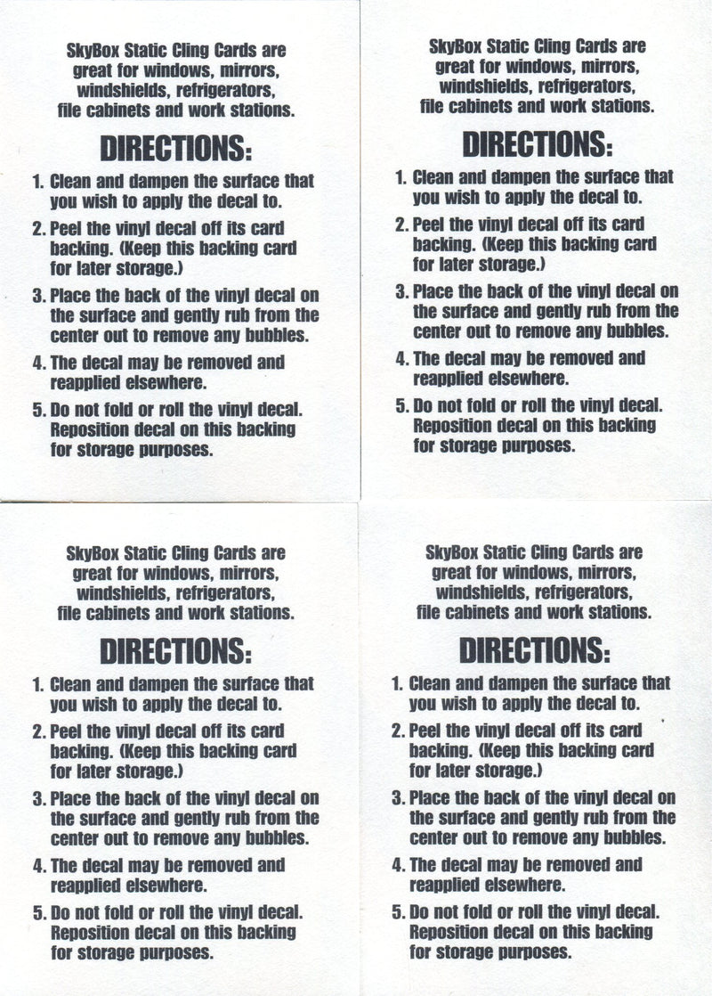 Home Improvement TV Show Static Cling Sticker Chase Card Set (10) Skybox 1994 - TvMovieCards.com
