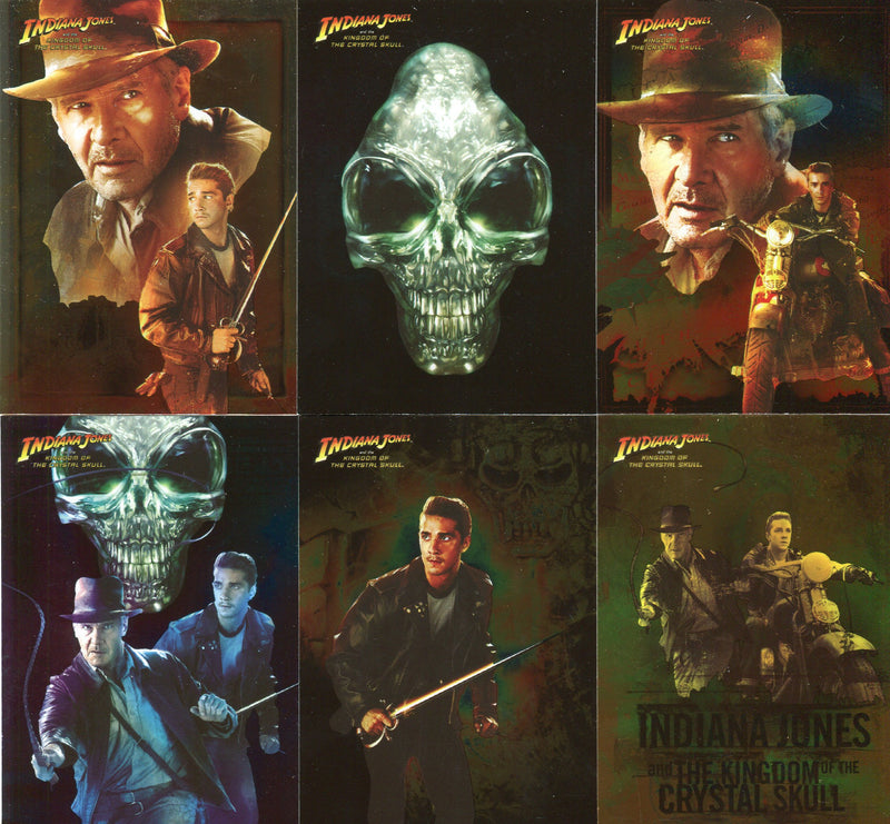 Indiana Jones Kingdom of the Crystal Skull Foil Chase Card Set 10 Cards Topps 20 - TvMovieCards.com