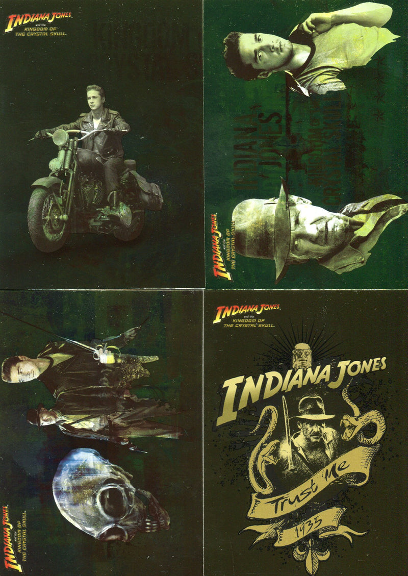 Indiana Jones Kingdom of the Crystal Skull Foil Chase Card Set 10 Cards Topps 20 - TvMovieCards.com
