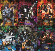 Kiss The Legend of Kiss Pop Up Chase Card Set PU-1/6 thru PU-6/6 Press Pass - TvMovieCards.com