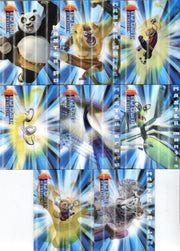 Kung Fu Panda Movie Masters of Kung Fu Lenticular Chase Card Set M-1 - M-8 - TvMovieCards.com