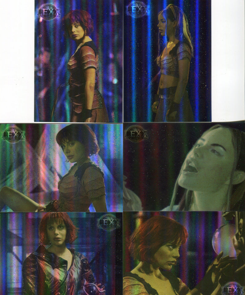 Lexx Rainbow Chrome Chase Card Set C1 through C6 Dynamic Forces 2002 - TvMovieCards.com