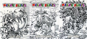Meanie Babies Sketch Card Chase Card Set 1S thru 3S Comic Images 1997 - TvMovieCards.com