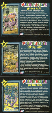 Meanie Babies Sketch Card Chase Card Set 1S thru 3S Comic Images 1997 - TvMovieCards.com