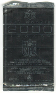 NFL Rookie 2000 Update NFL Football 3-Card Pack Upper Deck - TvMovieCards.com