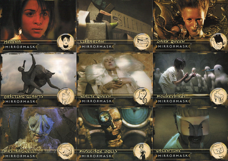 MirrorMask Preview Card Set 9 Cards Rittenhouse Archives 2005 - TvMovieCards.com