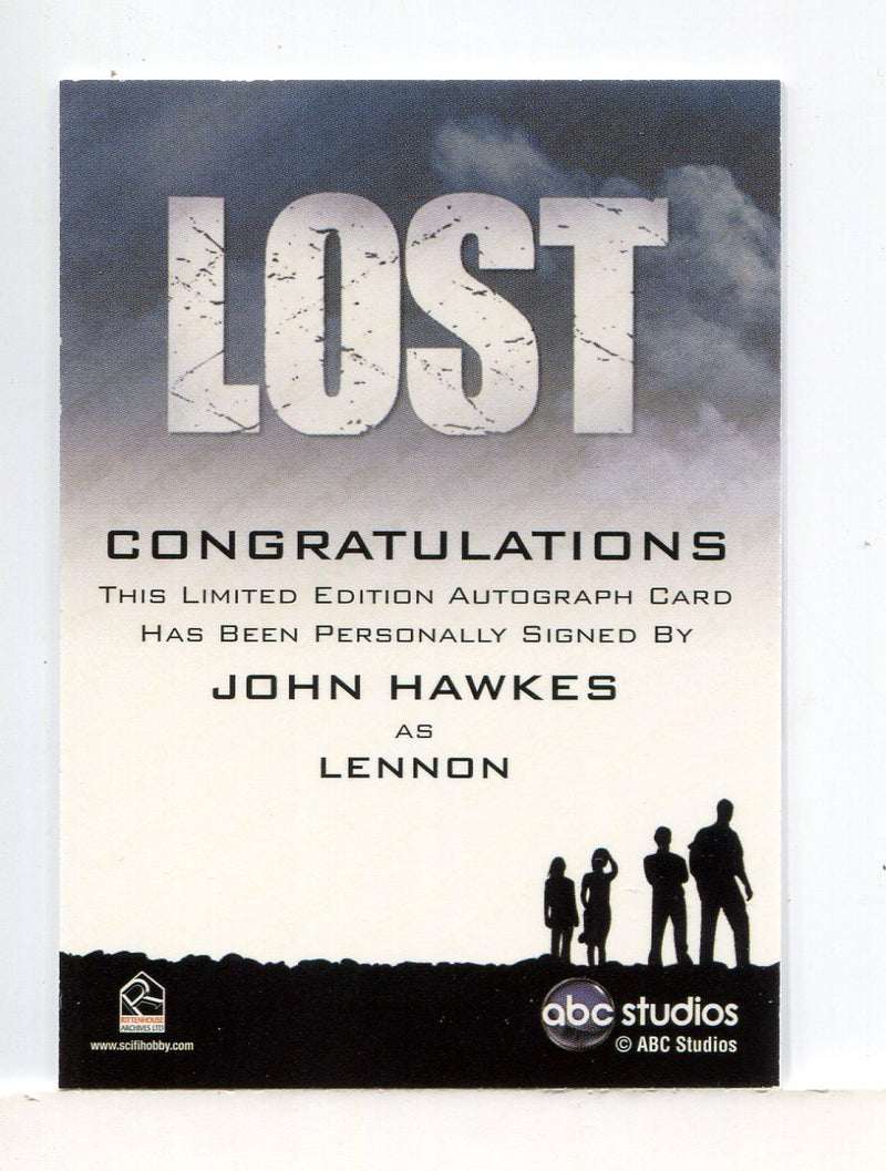Lost Relics John Hawkes as Lennon Autograph Card - TvMovieCards.com