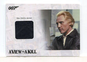 James Bond Archives 2014 Edition Max Zorin's Jacket Relic Card JBR33 #293/400 - TvMovieCards.com
