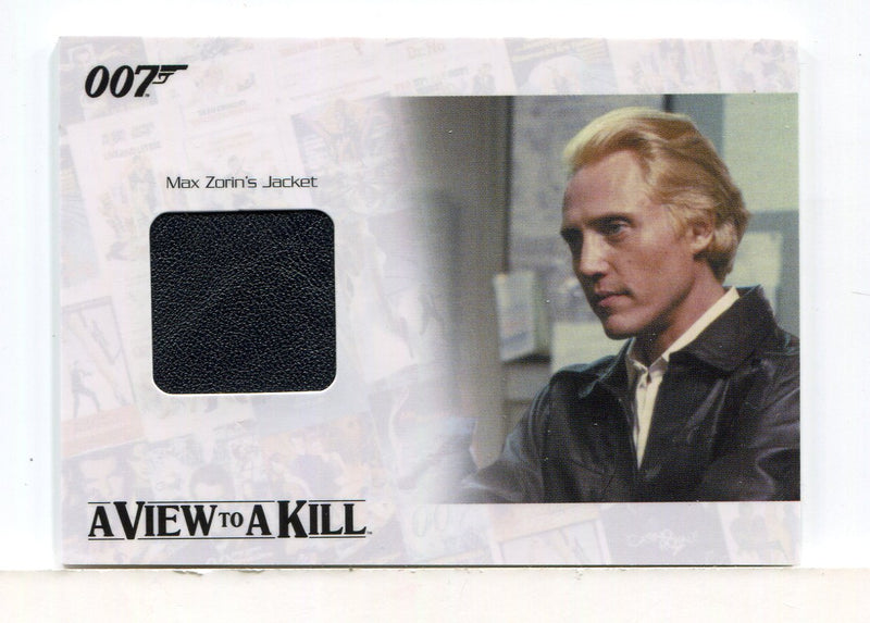 James Bond Archives 2014 Edition Max Zorin's Jacket Relic Card JBR33 #293/400 - TvMovieCards.com