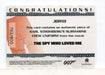 James Bond Mission Logs Stromberg's Uniform Relic Costume Card JBR18 #762/800 - TvMovieCards.com