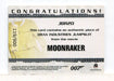 James Bond Mission Logs Jumpsuit Relic Costume Card JBR20 #119/900 - TvMovieCards.com